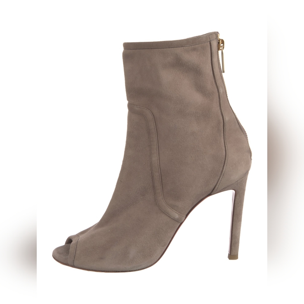 SANTONI Cut Out Suede Boots